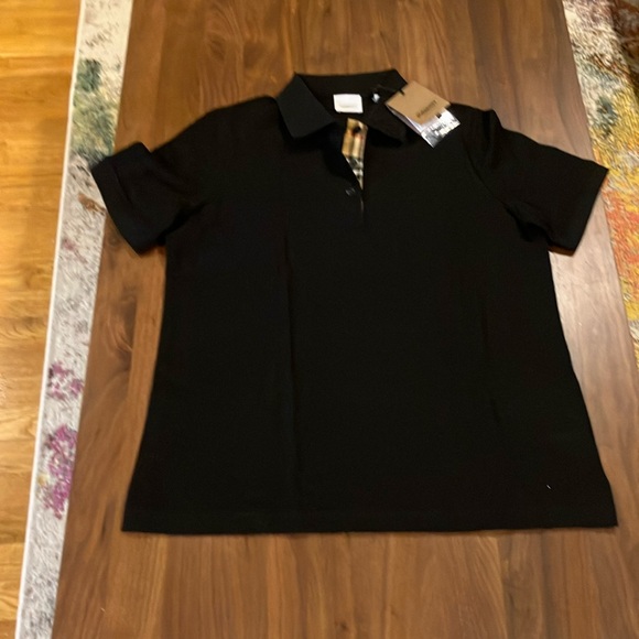 NWT- Women’s Authentic Burberry Polo Shirt Size L - Picture 3 of 10